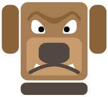 wpUpdate angry dog logo